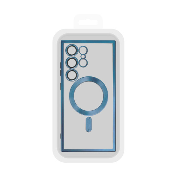 Metallic Magsafe Case Samsung S23 Ultra Granatowy