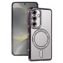 Bling Magsafe Case Samsung Galaxy S25 Ultra Fioletowy