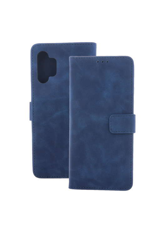 Etui Portfel Smart Velvet Samsung S24 Plus Granatowy