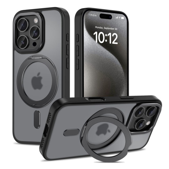 TECH-PROTECT MAGRING MAGSAFE MATTE BLACK Apple iPhone 16 pro Tech-Protect Czarny