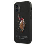 US Polo USHCP12SPUGFLBK czarny/black Polo Embroidery Collection Apple iPhone 12 Mini Czarny