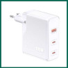 Ładowarka sieciowa JOKADE JB059 GAN 2 x USB C + USB A 100W JOKADE Biały
