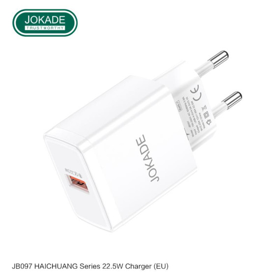Ładowarka sieciowa PD 22,5W Jokade JB097 USB JOKADE Biały