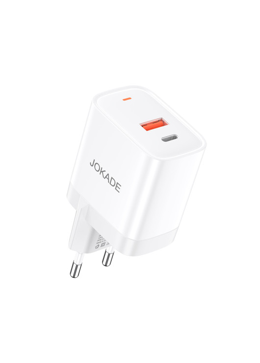 Ładowarka sieciowa PD 30W JOKADE JB081 USB + USB-Typ C JOKADE Biały