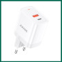Ładowarka sieciowa PD 30W JOKADE JB081 USB + USB-Typ C JOKADE Biały