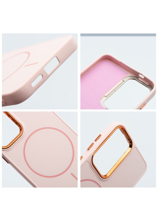Etui FRAME MAG COVER kompatybilny z MagSafe Samsung Galaxy A26 5G Jasnoróżowy