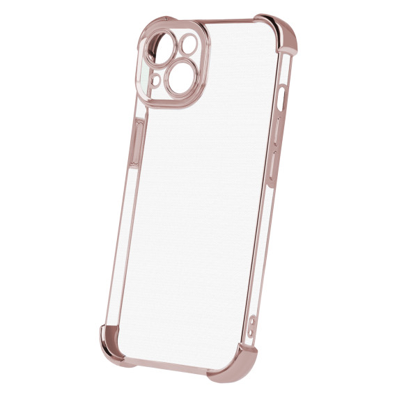 Nakładka Anti Shock Chrome Samsung Galaxy A15 4G/ A15 5G Przeźroczysty złota ramka