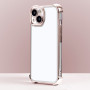 Nakładka Anti Shock Chrome Samsung Galaxy A15 4G/ A15 5G Przeźroczysty złota ramka