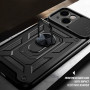 Slide Camera Armor Case Samsung S24 FE Czarny