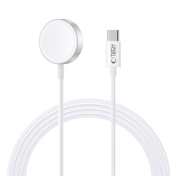 TECH-PROTECT ULTRABOOST MAGNETIC CHARGING TYPE-C CABLE 120CM APPLE WATCH WHITE Tech-Protect Biały