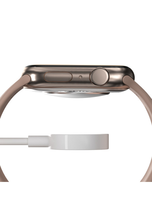 Devia ładowarka indukcyjna magnetyczna Kintone USB 1,0 m biała do Apple Watch DEVIA Biały