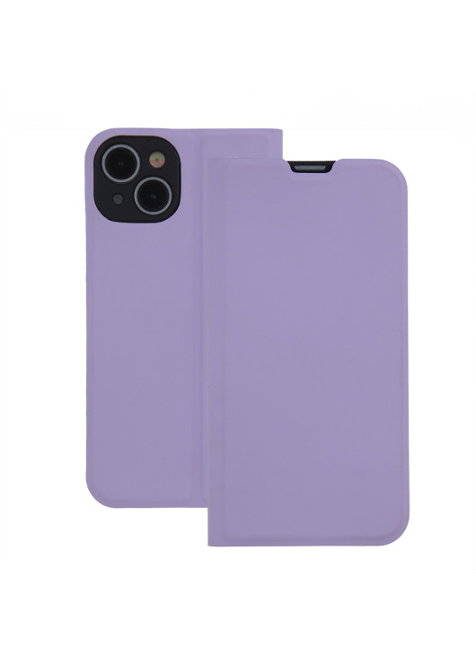 Etui Portfel Smart Soft Motorola E13 Fioletowy