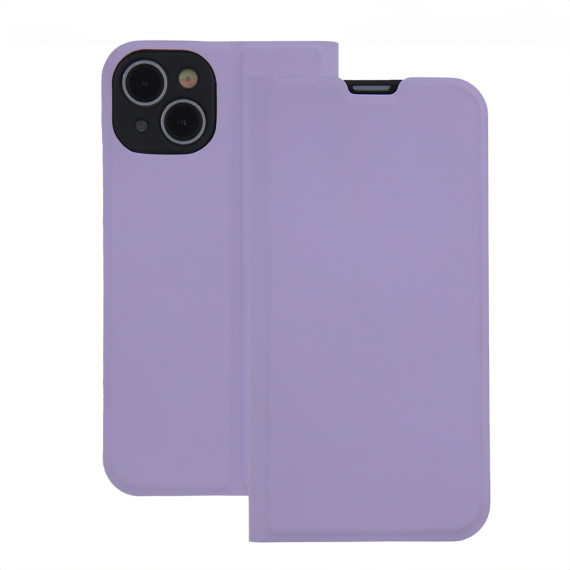 Etui Portfel Smart Soft Motorola E13 Fioletowy