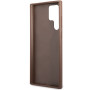 Guess nakładka GUHCS23LG4GFBR brązowa hard case 4G Metal Gold Logo Samsung S23 Ultra Guess Brązowy