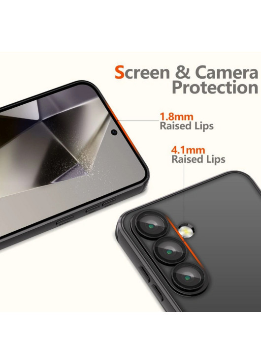 TECH-PROTECT MAGFLEX MAGSAFE Samsung Galaxy A56 5G Tech-Protect Przezroczysty z czarną ramką