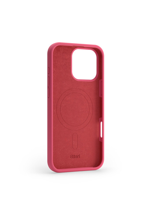 Nakładka Etteri Silicone Mag Case Apple iPhone 16 Pro Max Etteri Malinowy