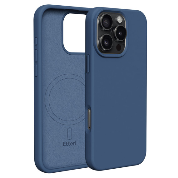 Nakładka Etteri Silicone Mag Case Apple iPhone 16 Pro Max Etteri Granatowy