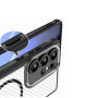 Nakładka Defender Carbon Mag Samsung Galaxy S25 Ultra Przezroczysty z czarną ramką