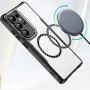 Nakładka Defender Carbon Mag Samsung Galaxy S25 Ultra Przezroczysty z czarną ramką