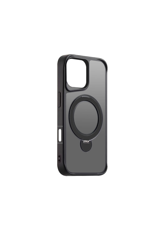 Nakładka Etteri Matt Mag Ring Apple iPhone 16 Etteri Czarny