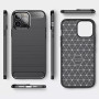 Etui nakładka Carbon Case Samsung S24 Forcell Czarny
