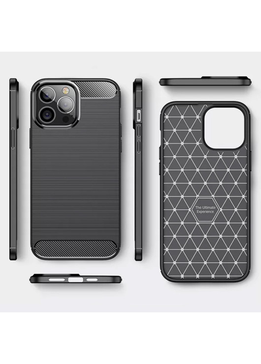 Etui nakładka Carbon Case Samsung S24 Forcell Czarny