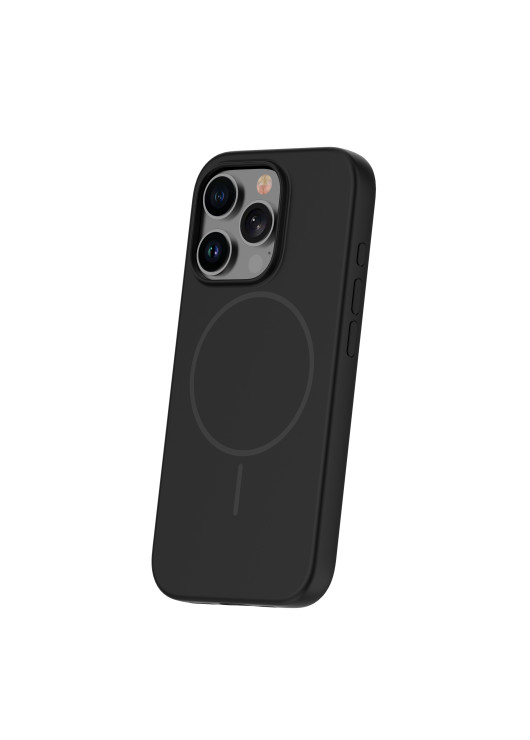 Nakładka Silicone Thin Mag Apple iPhone 16e Czarny