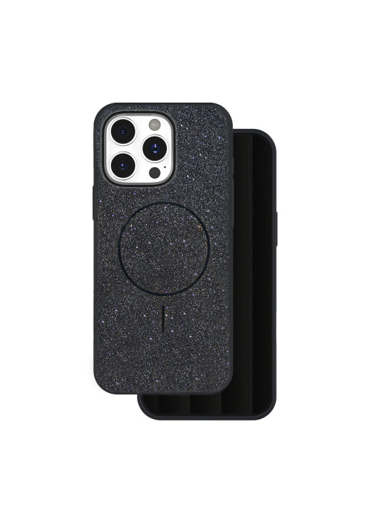 Etui Glitter Thin Mag Apple Iphone 15 Pro Czarny