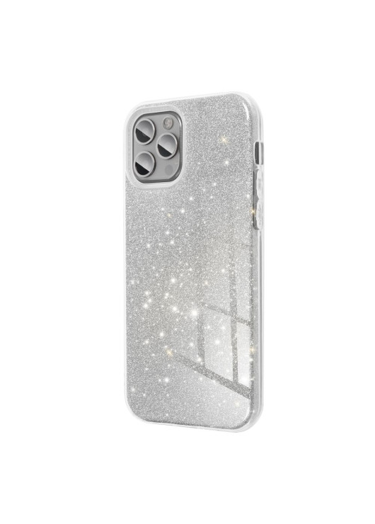 Etui Shining Samsung Galaxy A16 4G/5G Srebrny
