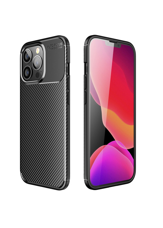 Futerał CARBON PREMIUM Apple Iphone 14 Czarny