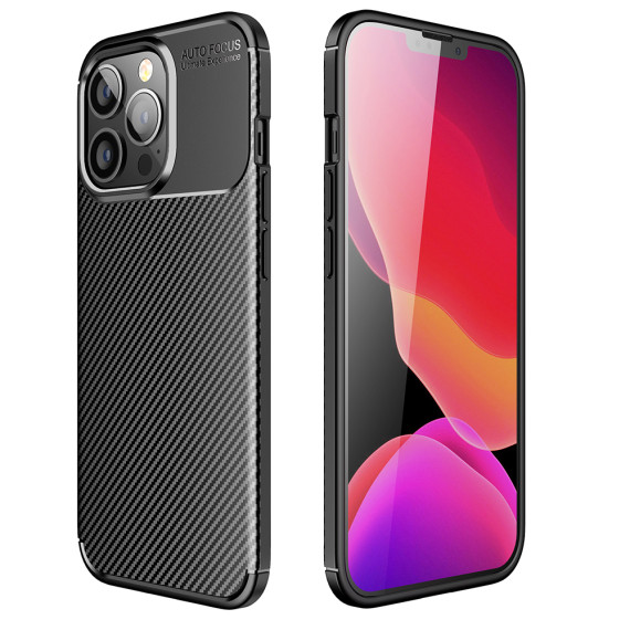 Futerał CARBON PREMIUM Apple Iphone 14 Czarny