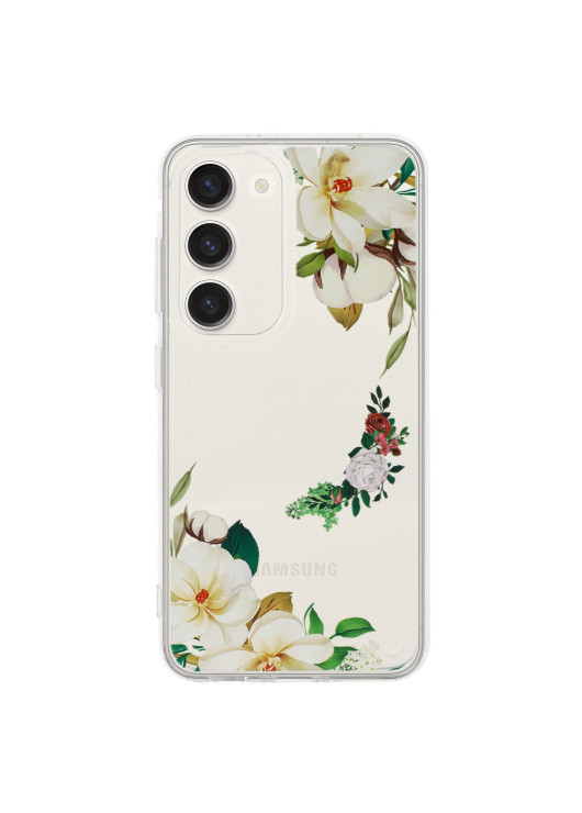 Tel Protect Flower wzór 3 Samsung A14 5G Tel Protect Przezroczysty
