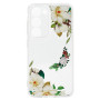 Tel Protect Flower wzór 3 Samsung A14 5G Tel Protect Przezroczysty