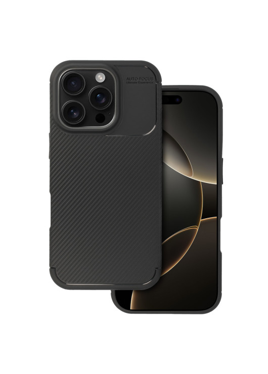Etui Carbon Elite Apple iPhone 16 pro Czarny