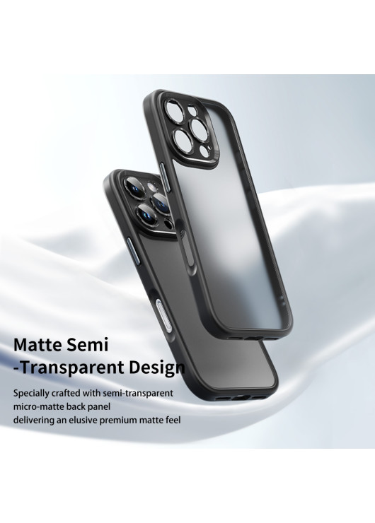 Rock Etui Guard Touch Matte Series Apple iPhone 16 Pro Max ROCK Czarny mat