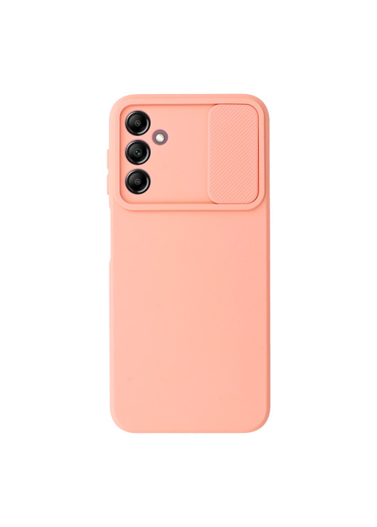 Etui Camshield Soft Samsung A14 5G Brzoskwiniowy