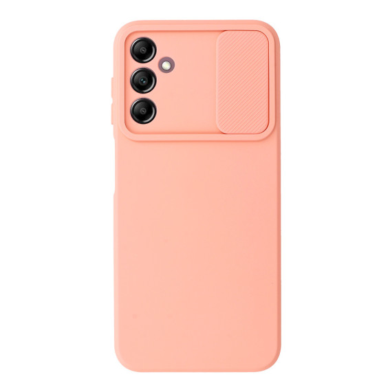 Etui Camshield Soft Samsung A14 5G Brzoskwiniowy