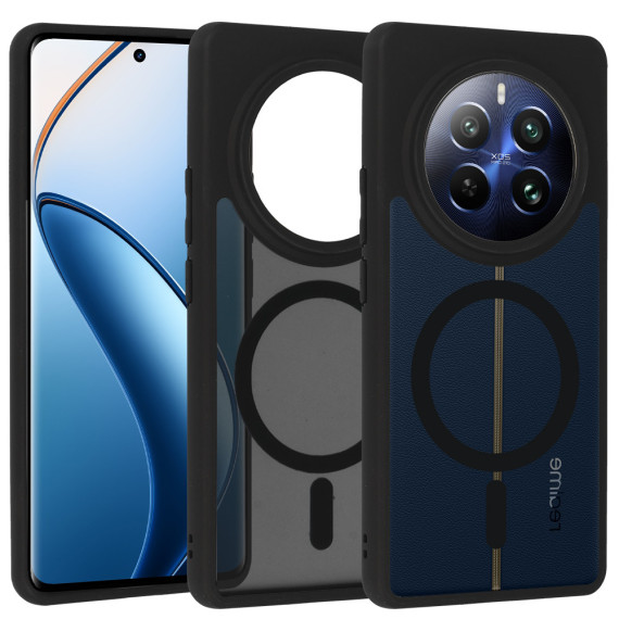Futerał Full Matte Mag Cover kompatybilny z MagSafe Realme 12 Pro 5G/ 12 Pro Plus Inny Czarny