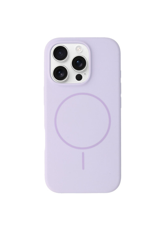 Etui Magsafe Slim Silicone Apple iPhone 16 plus Fioletowy