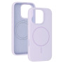 Etui Magsafe Slim Silicone Apple iPhone 16 plus Fioletowy