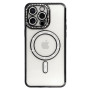 Bling Magsafe Case Samsung Galaxy S25 Czarny