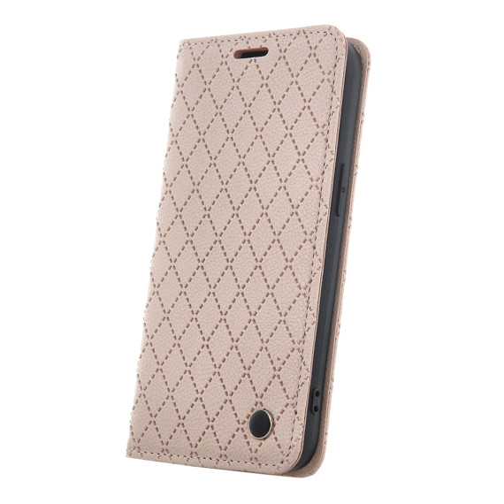 Etui Portfel Samsung A25 5G Beżowy