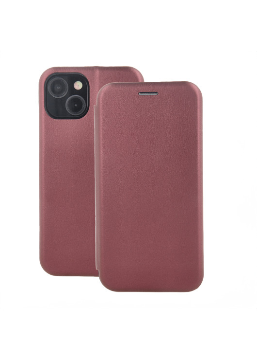 Etui Portfel Samsung A25 5G Burgundowy