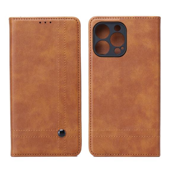 Etui Portfel Samsung A25 5G Brązowy