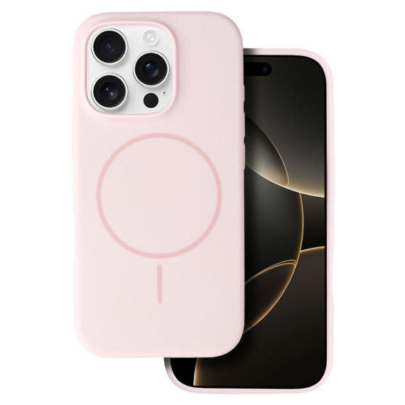 Nakładka Silicone Thin Mag Apple iPhone 17 Pro Jasnoróżowy