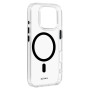 Liavec Glossy Magsafe Clear Case czarny Apple Iphone 15 Przezroczysty