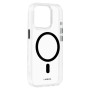 Liavec Glossy Magsafe Clear Case czarny Apple Iphone 15 Przezroczysty