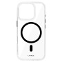 Liavec Glossy Magsafe Clear Case czarny Apple Iphone 15 Przezroczysty