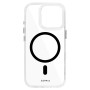 Liavec Glossy Magsafe Clear Case czarny Apple Iphone 15 Przezroczysty