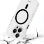 Liavec Glossy Magsafe Clear Case czarny Apple Iphone 15 Przezroczysty